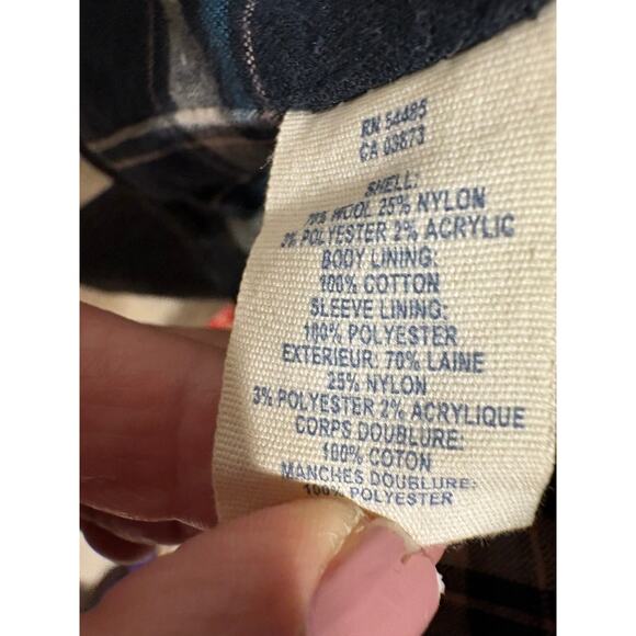 American Eagle Outfitters Size Small Petite Gray Peacoat - Picture 3 of 11